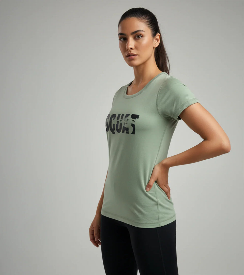 Women's  Squat t-shirt - Green