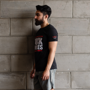 Men's Buck Furpees training T-shirt (Black) - wodarmour