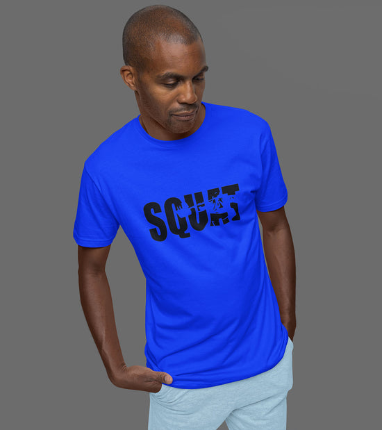 Men's "Squat" T-Shirt (Royal Blue)