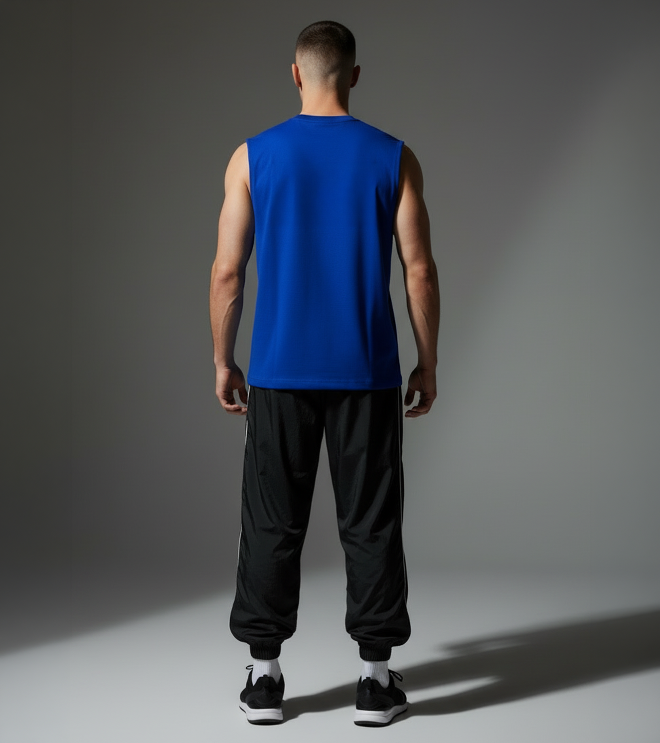 Men's sleeveless Blue tank top ( stronger) - wodarmour