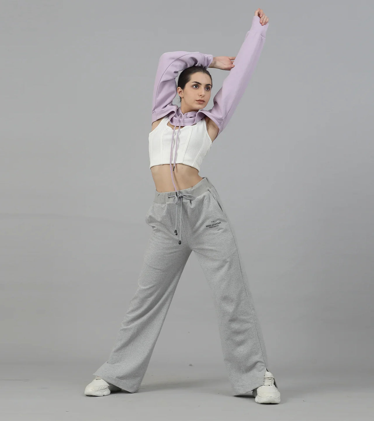 Serenity Boot Cut Track Pants (grey )