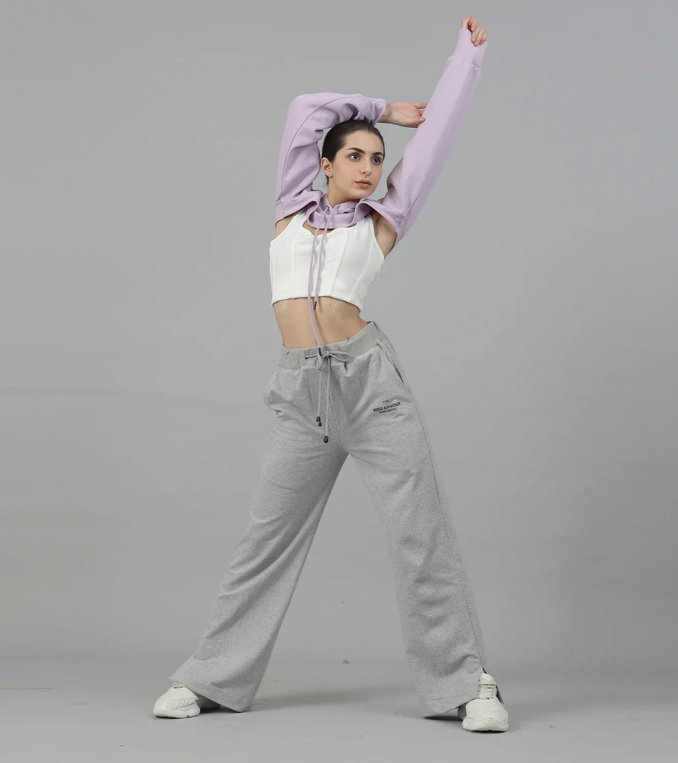 Serenity Boot Cut Track Pants (grey )