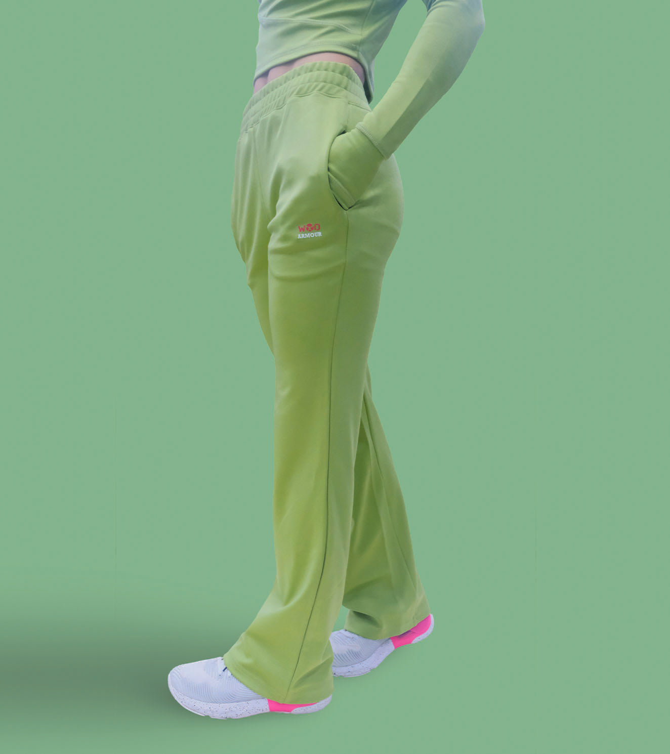 Women's Dynamic Duo Coord Set ( lime greem )