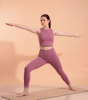 WOD Armour Essential Crop Tank - Rosewood Pink - wodarmour