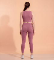 WOD Armour Essential Crop Tank - Rosewood Pink - wodarmour