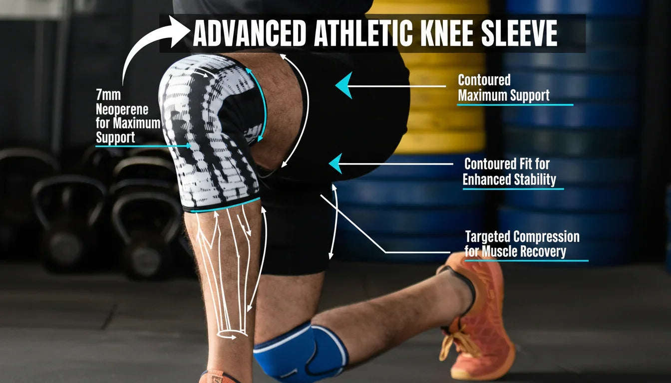 Neoprene knee sleeve 7 mm (Pro)