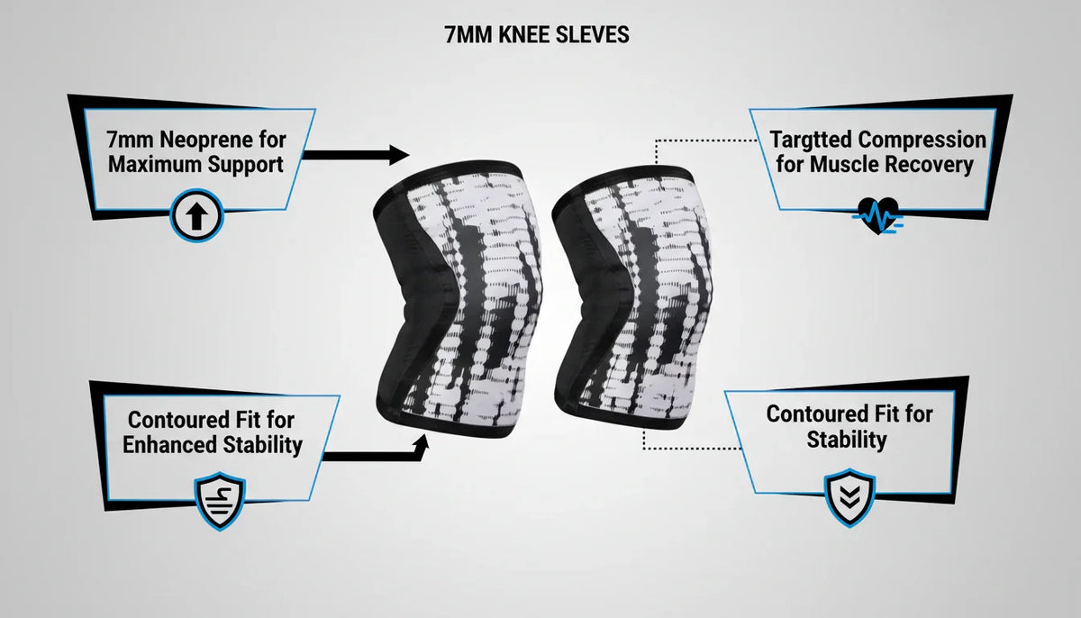 Neoprene knee sleeve 7 mm – image 7