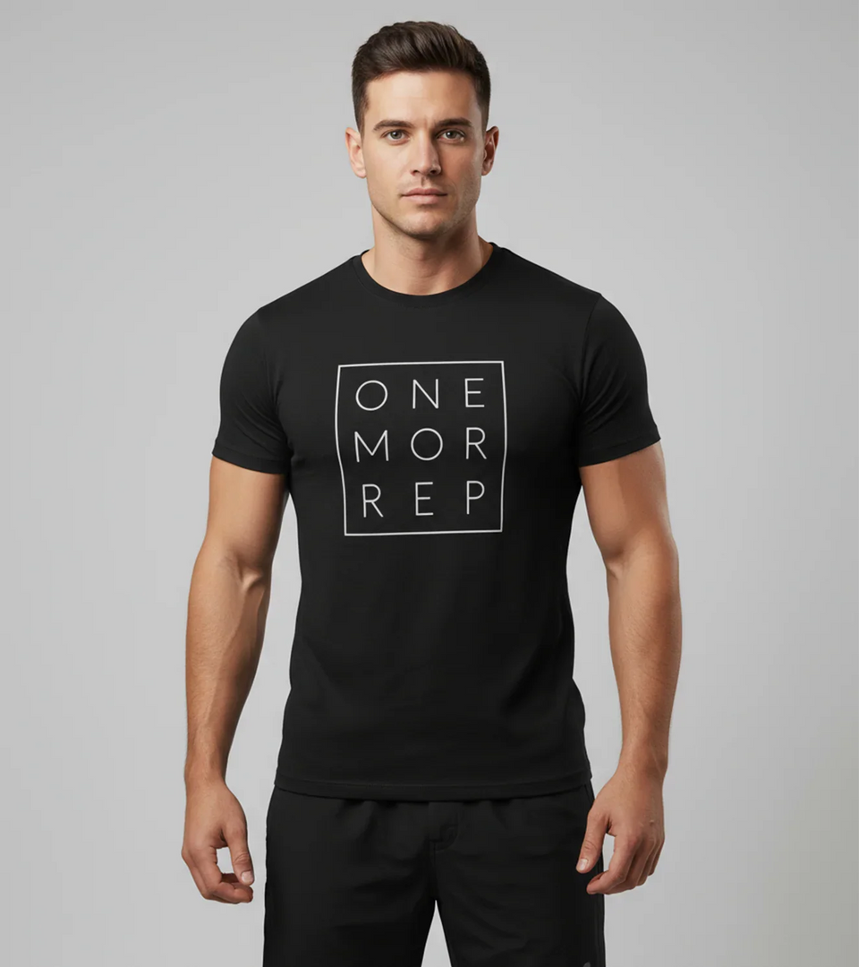 Men's One More Rep Tshirt (Black)