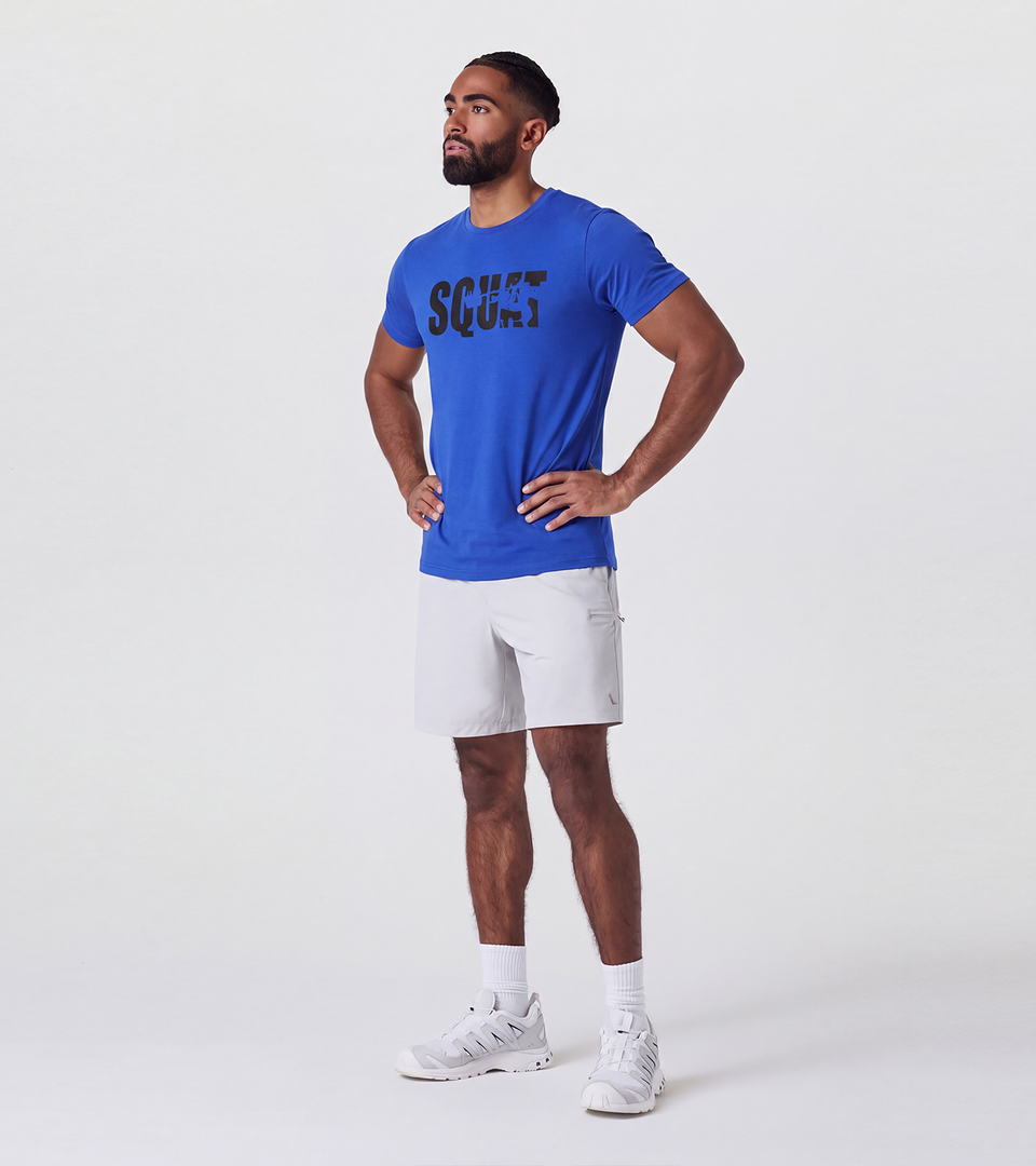 Men's Squat T-Shirt (Royal Blue)