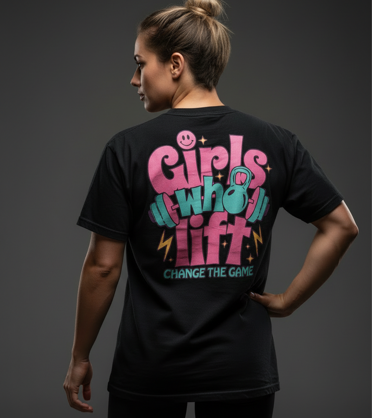 Women's Girls Who lift Oversized T'shirt