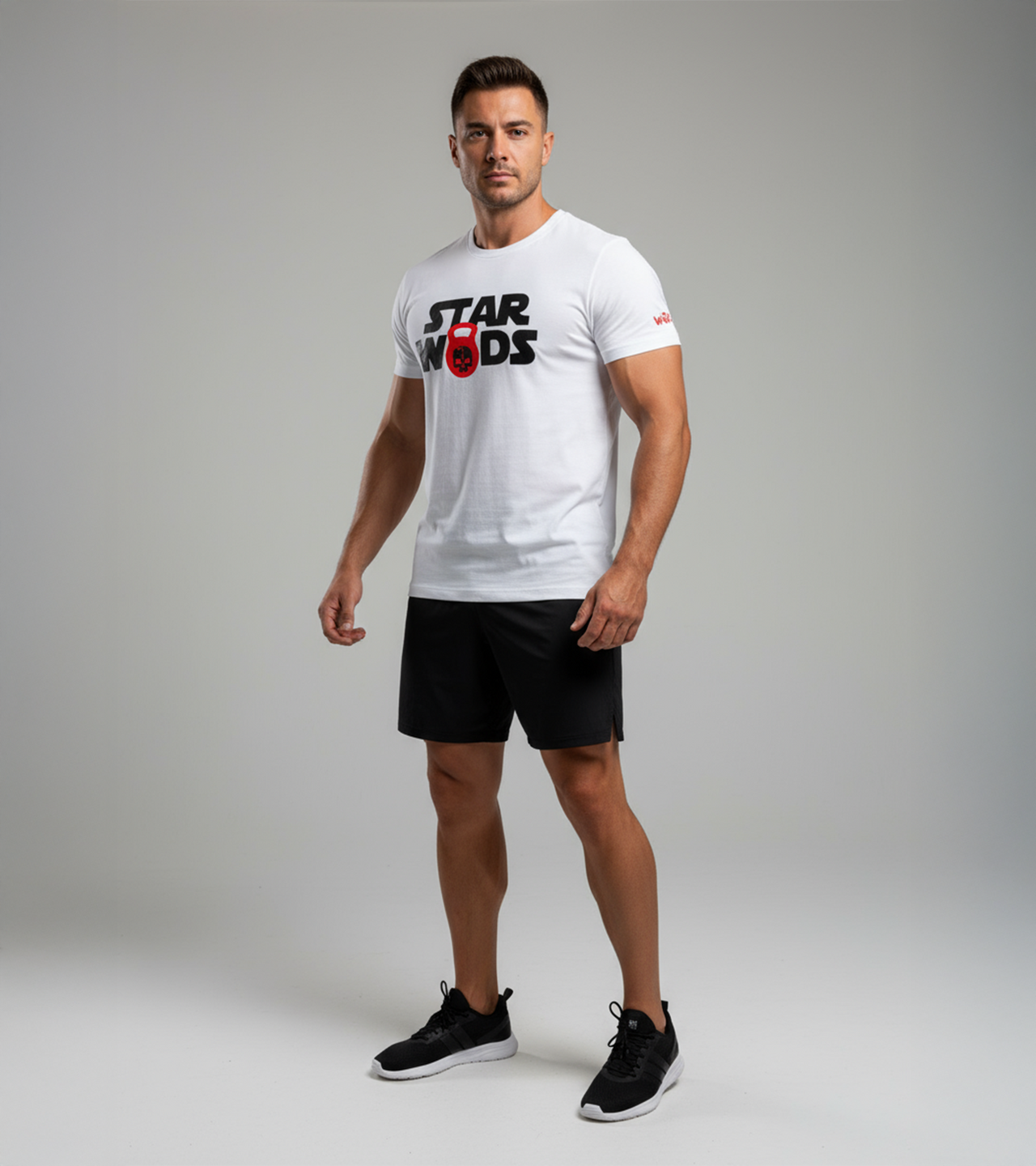Men's "STAR WODS " T-Shirt (White)