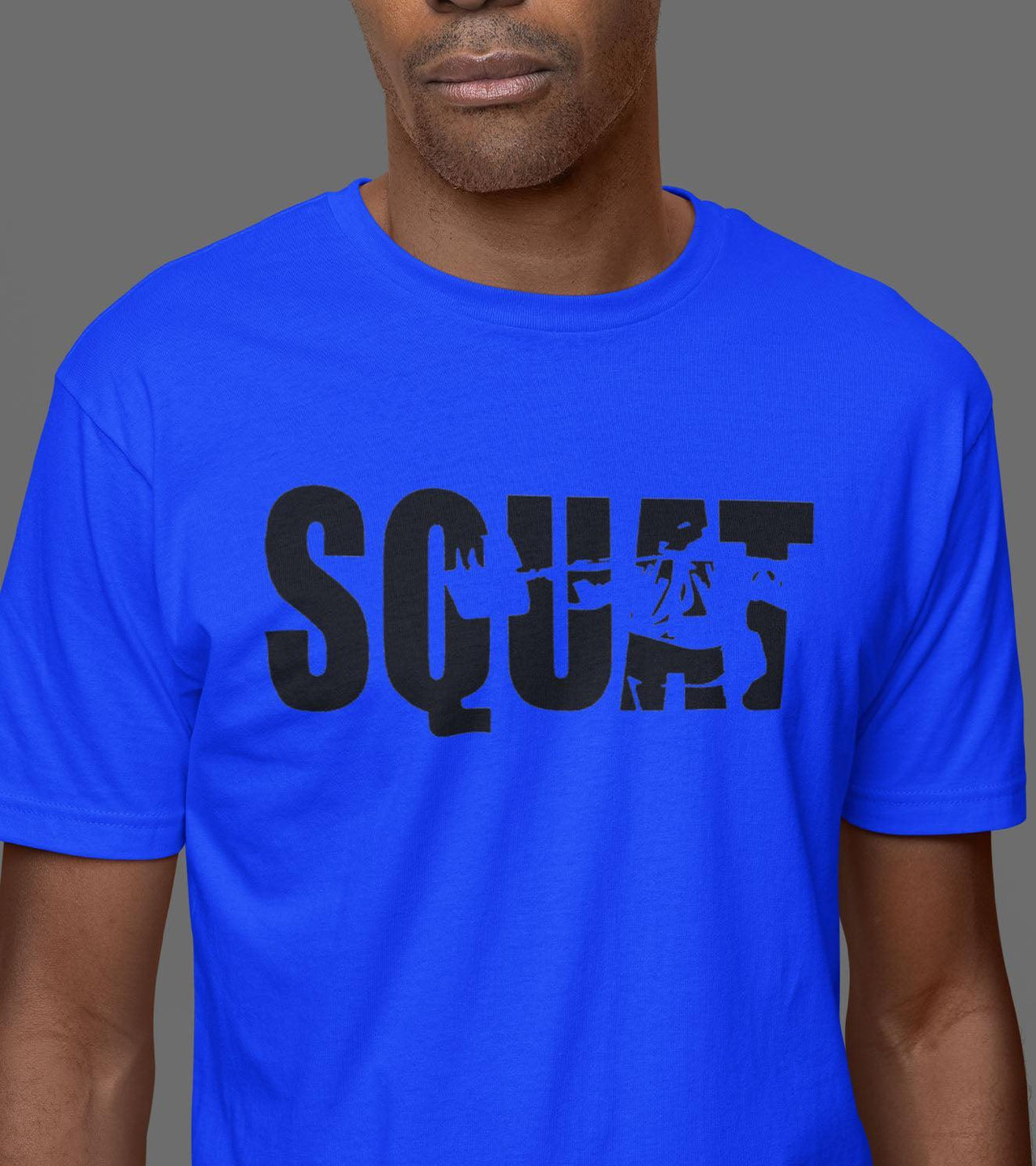 Men's Squat T-Shirt (Royal Blue)