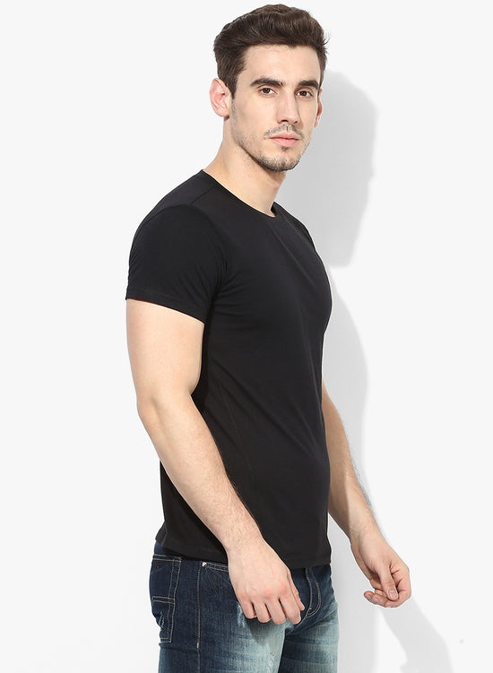Men's training t-shirt (Black) - wodarmour