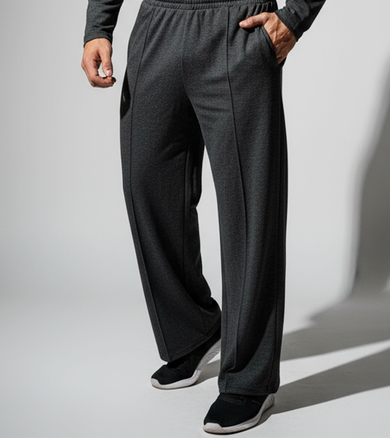 Men’s Relaxed Performance Pants - Dark Grey
