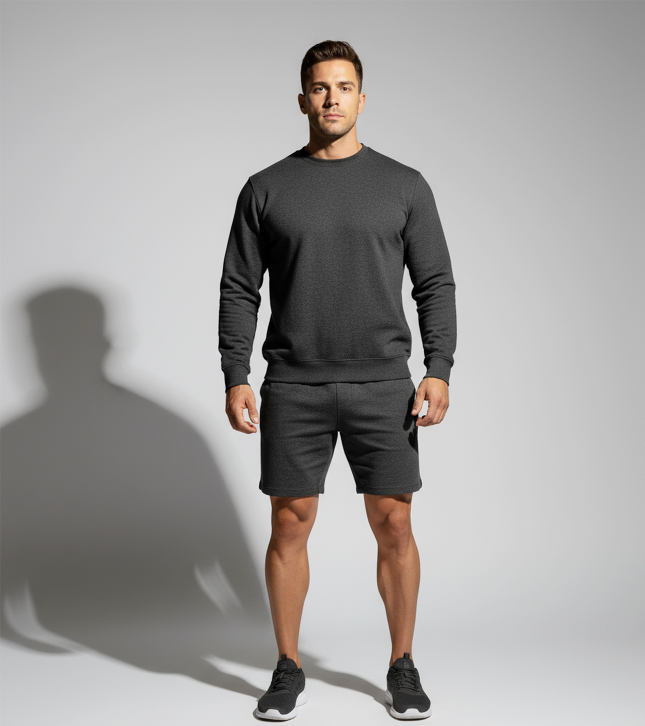 Men’s Essential Performance Sweatshirt – Dark Grey