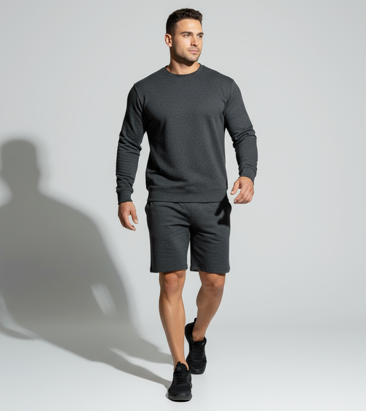 Men’s Essential Performance Sweatshirt – Dark Grey