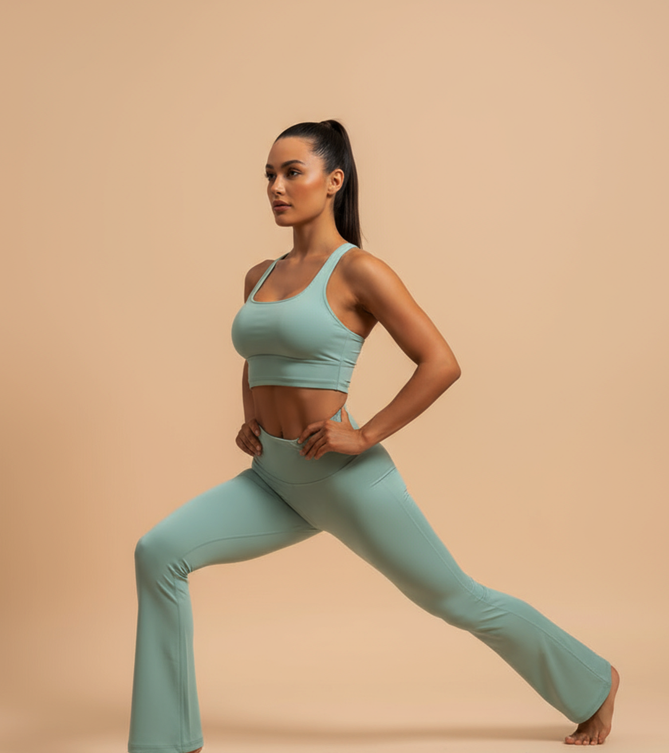 Aqua FlowMotion Flare Pants - wodarmour
