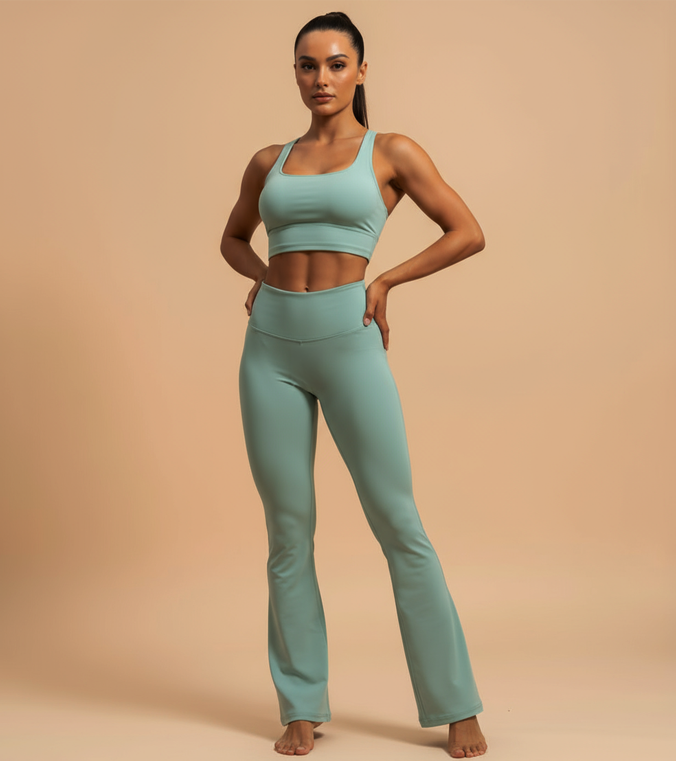 Aqua SculptFit Racerback Sports Bra - wodarmour