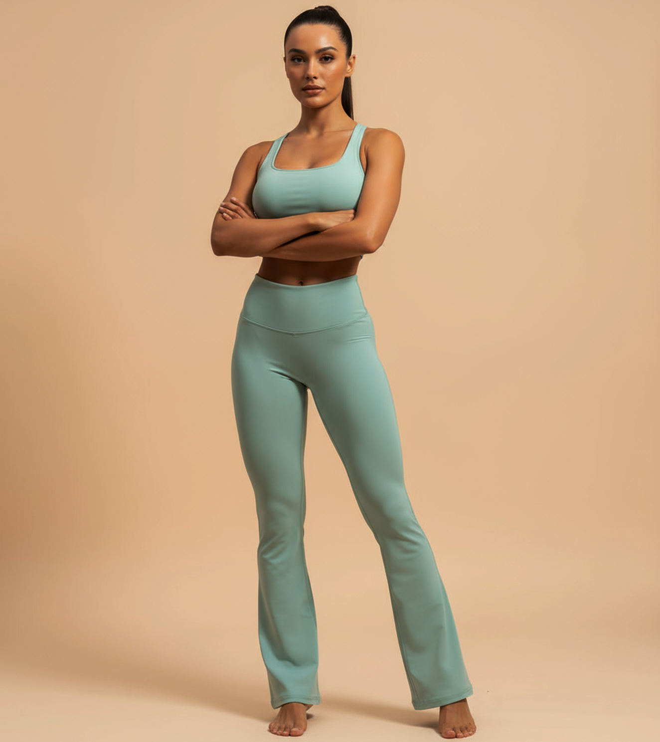 Aqua FlowMotion Flare Pants - wodarmour