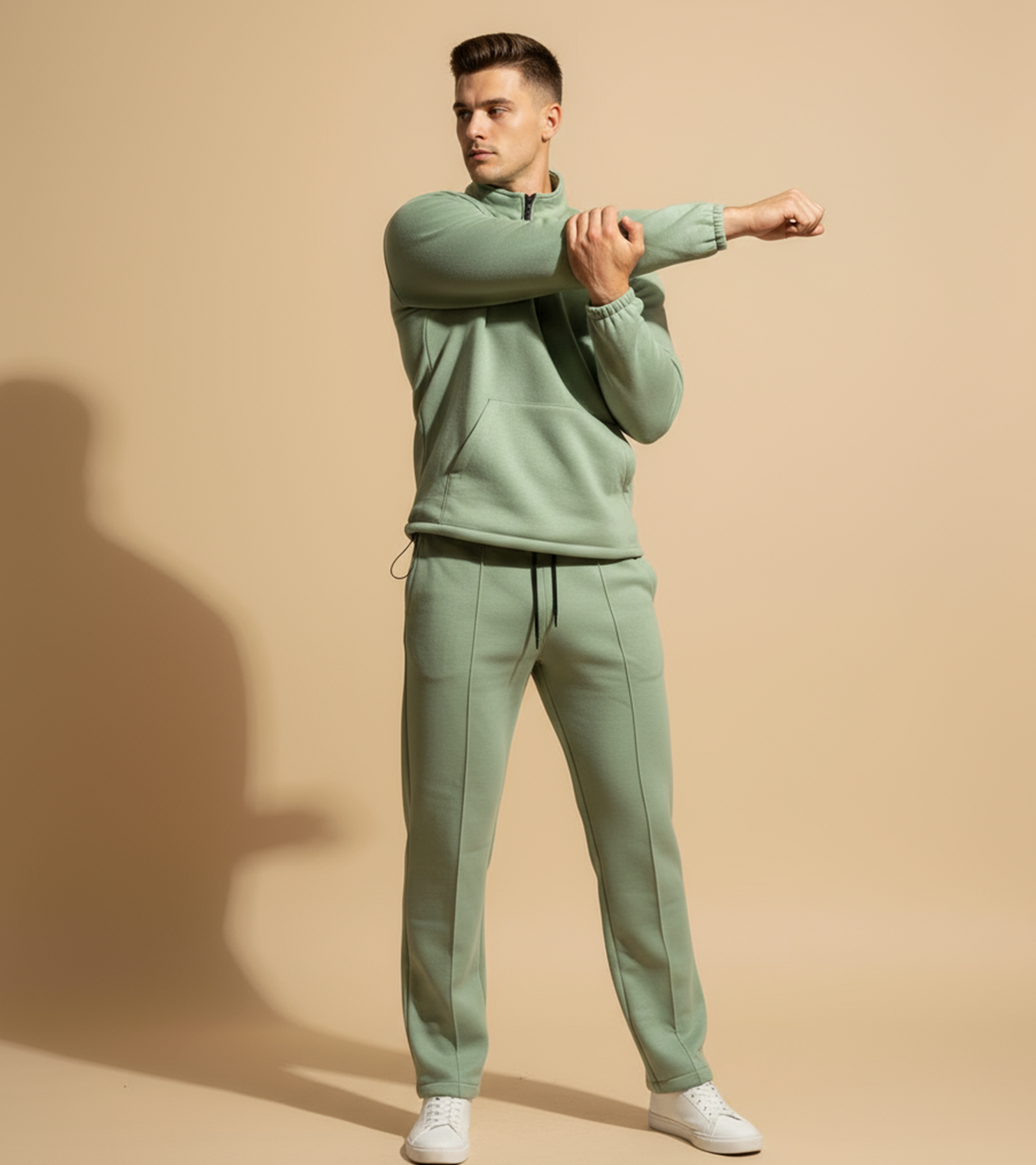 Men's Apex Fleece Track Pants - Sage Green