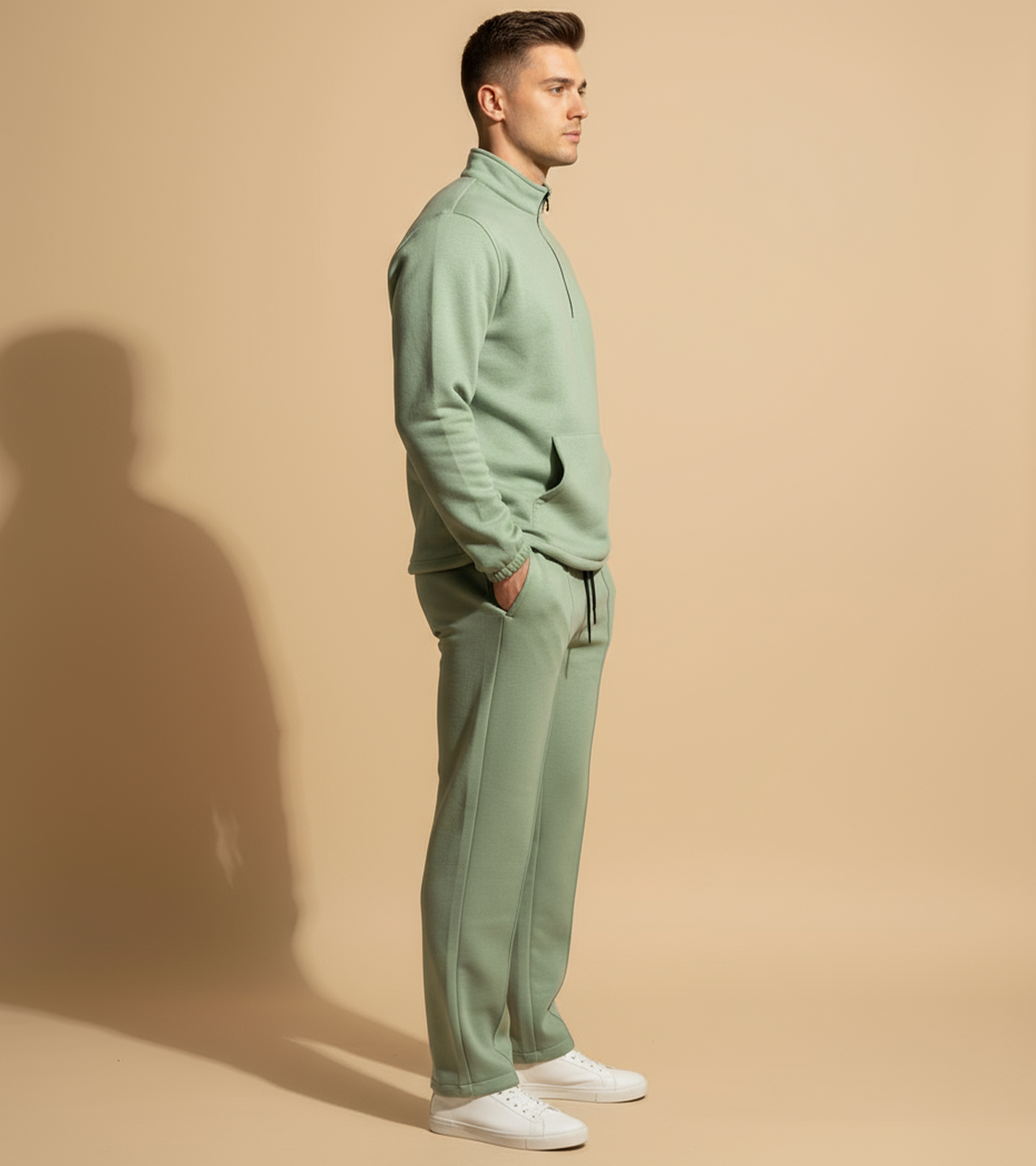 Men's Apex Fleece Track Pants - Sage Green