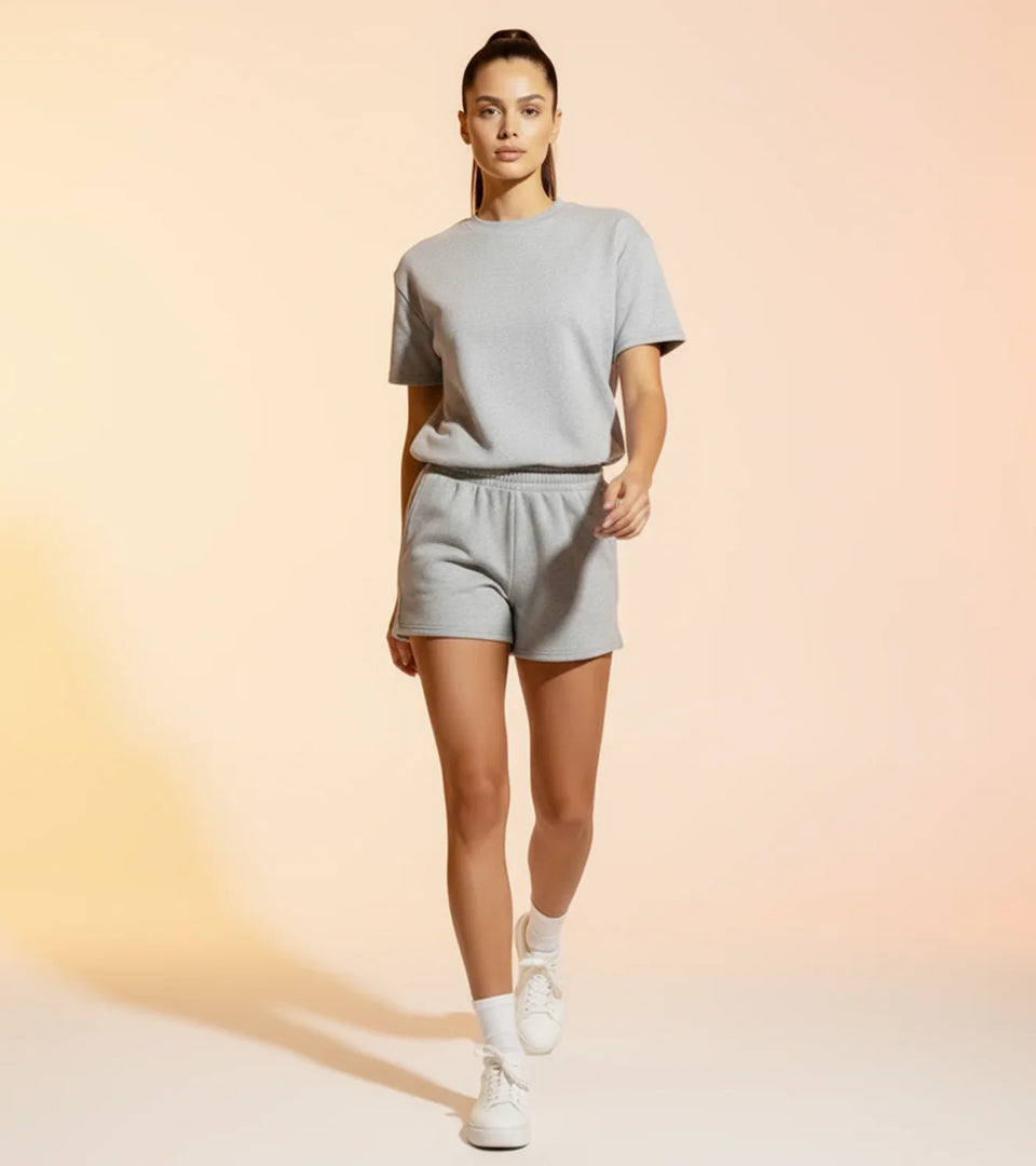 UltraLite Training Tee For Women - Light Grey