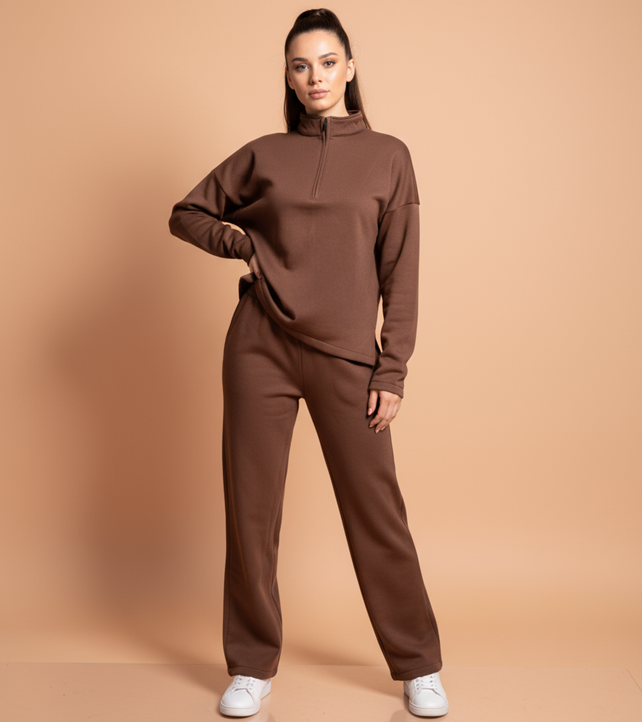 Women’s Cozy Fleece Wide-Leg Pants