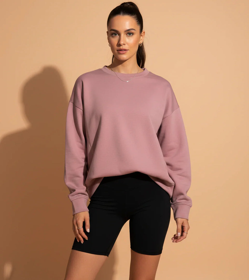 Women Oversized Fleece Sweatshirt - Limited Stock