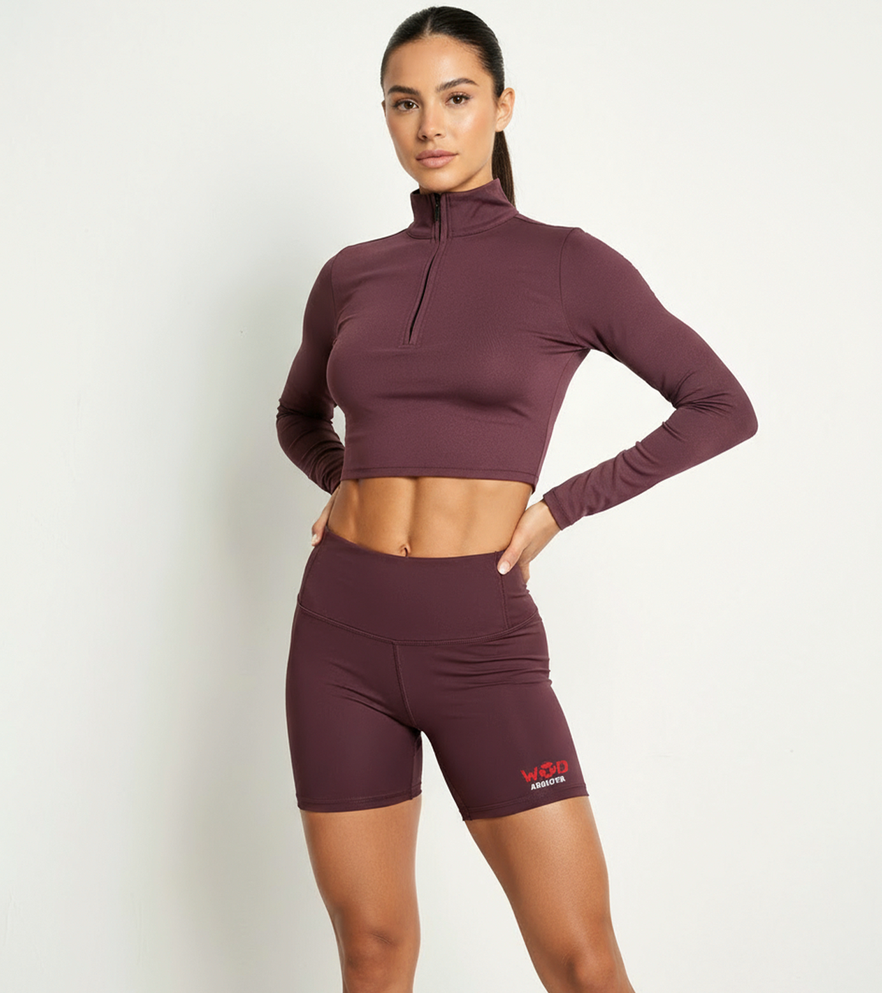 High-Neck Zip Top For Women