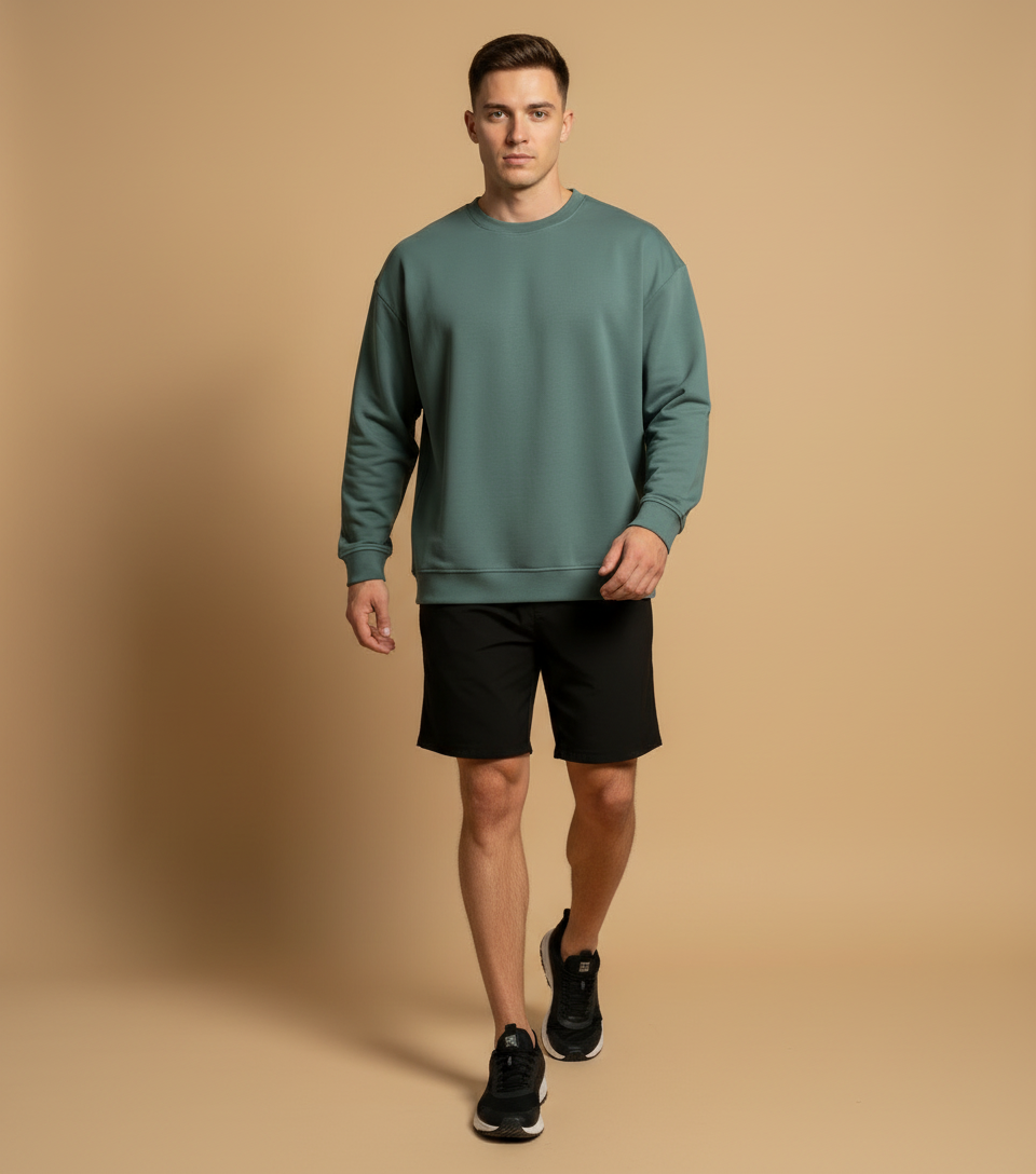 Men Oversized Fleece Sweatshirt - Limited Stock
