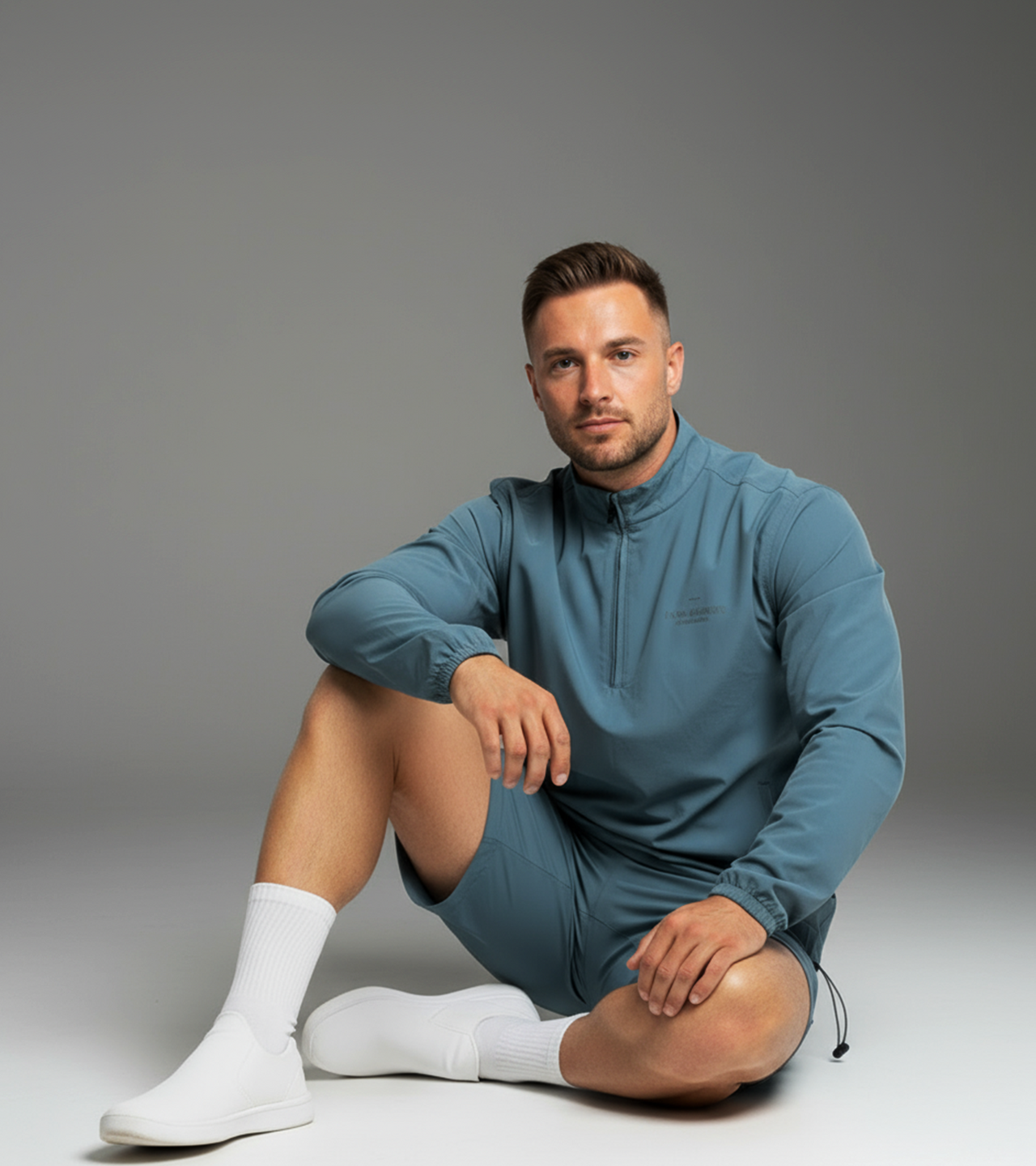 Menβs Performance Quarter-Zip Jacket