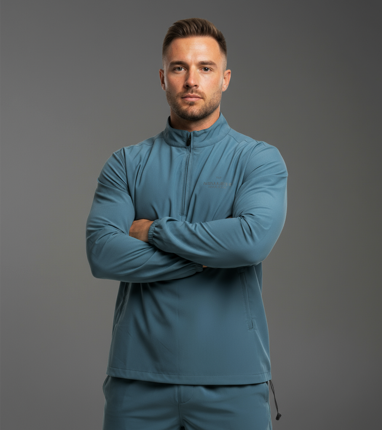 Menβs Performance Quarter-Zip Jacket