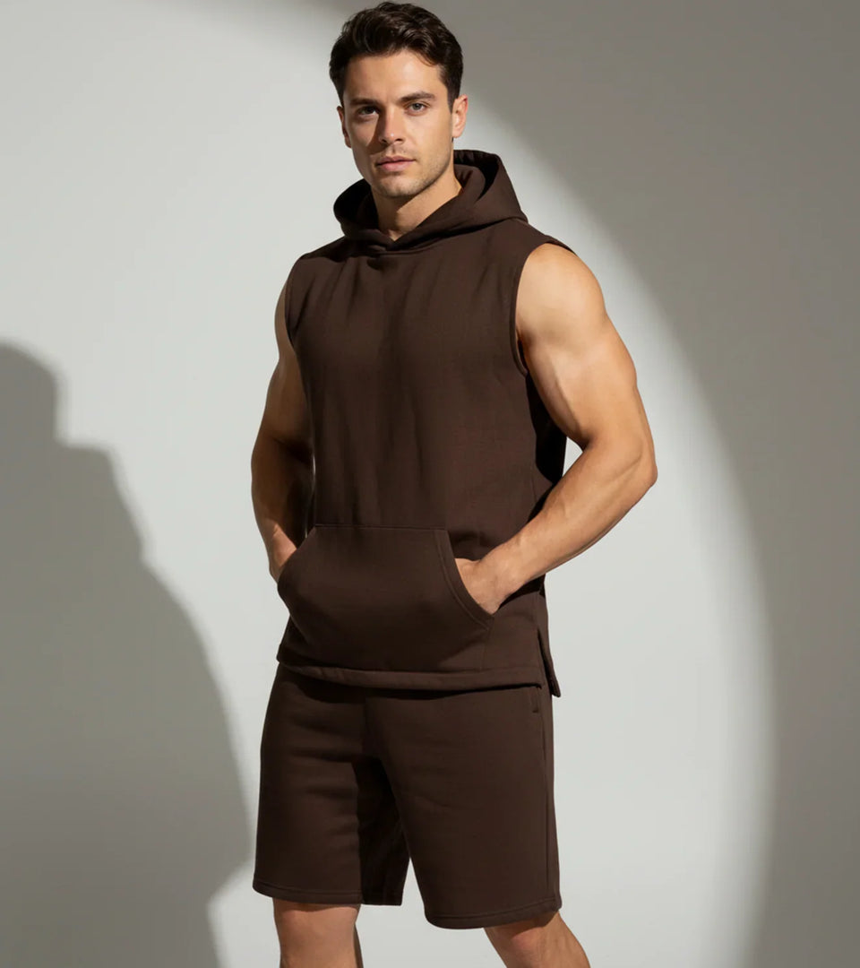 Apex Sleeveless Fleece Hoodie
