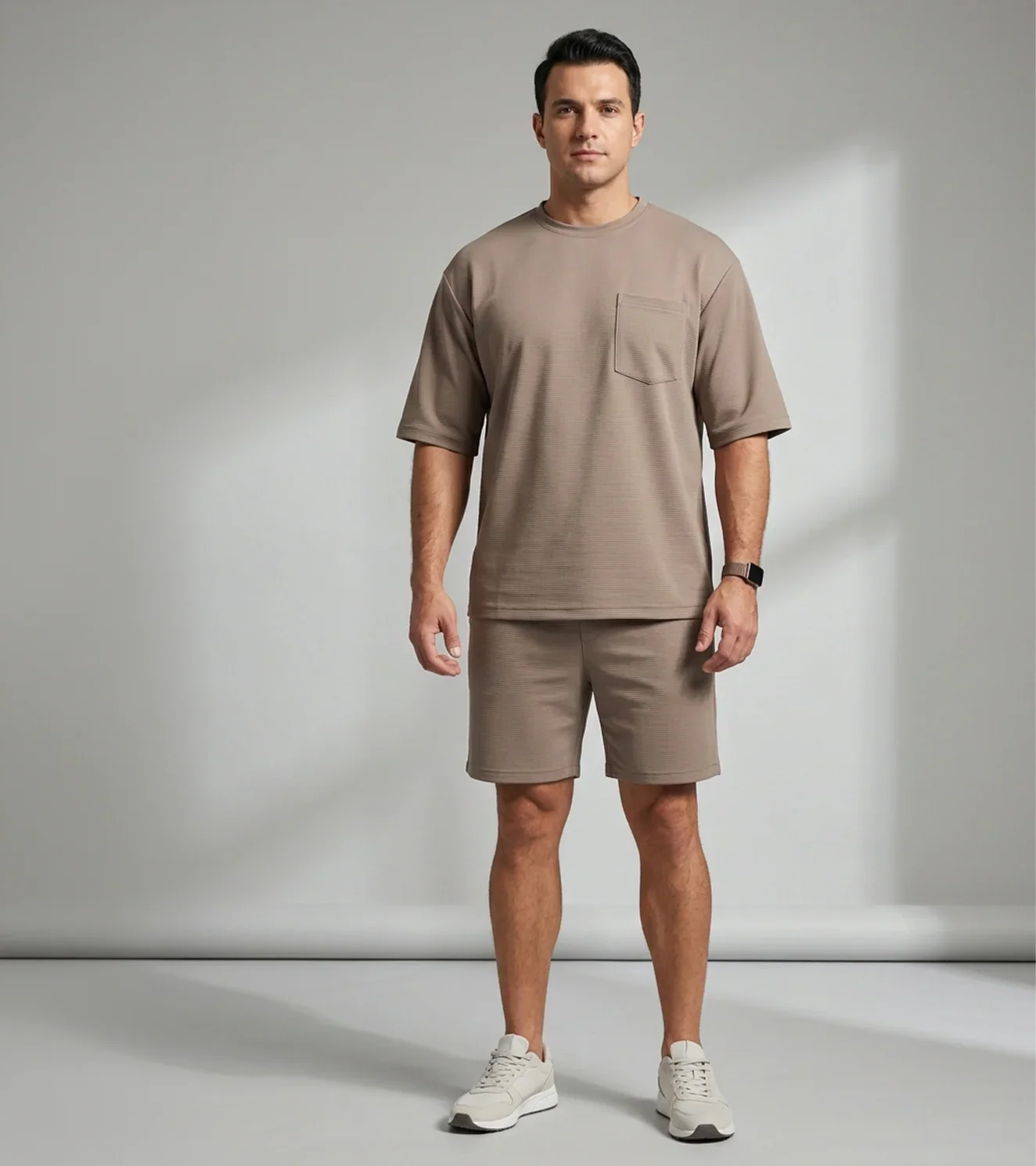 Men’s Textured T‑Shirt - wodarmour