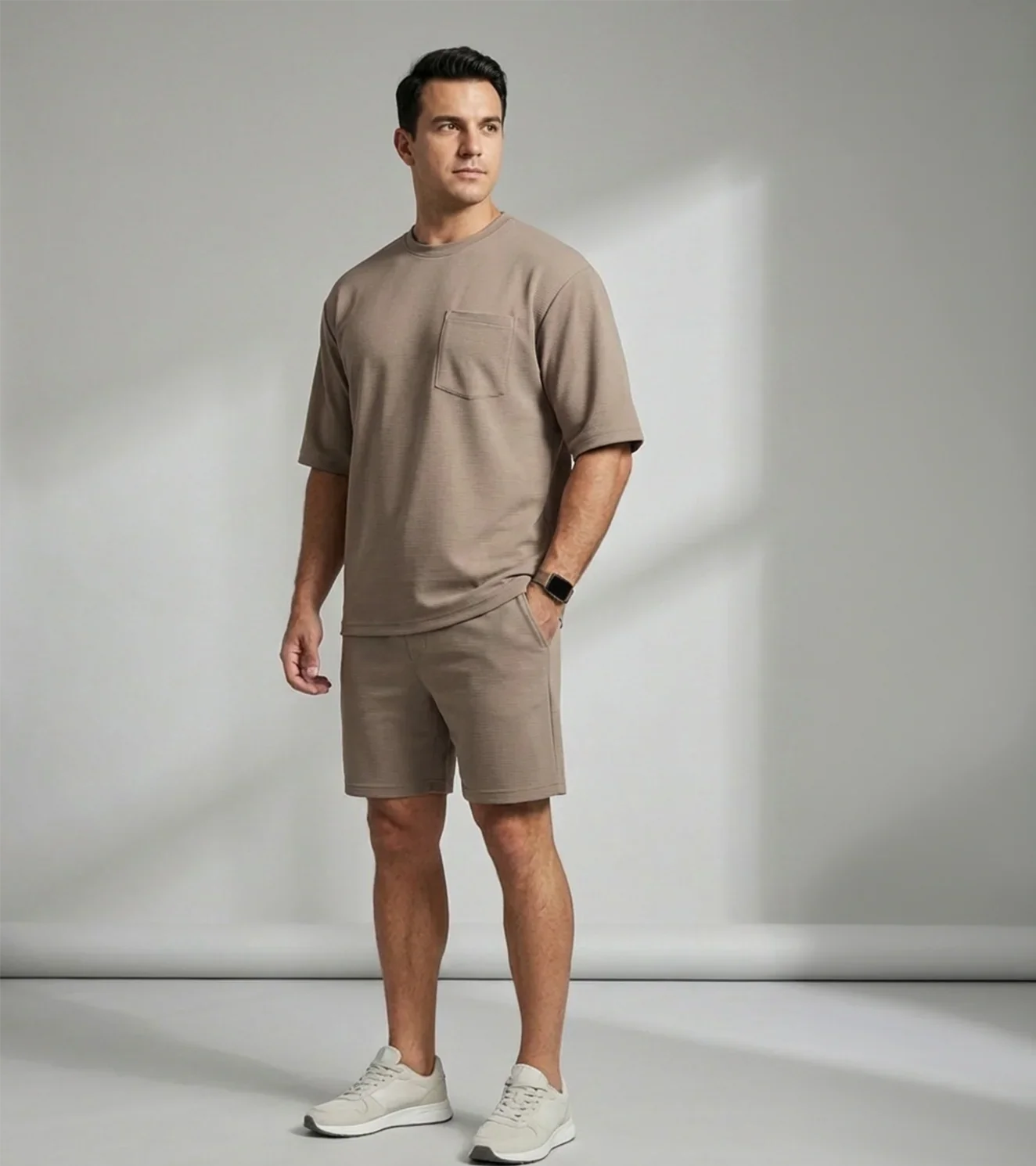 Men’s Textured T‑Shirt - wodarmour