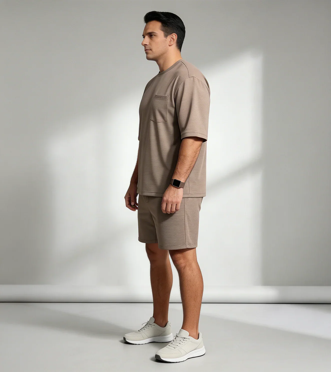 Men’s Textured T‑Shirt - wodarmour