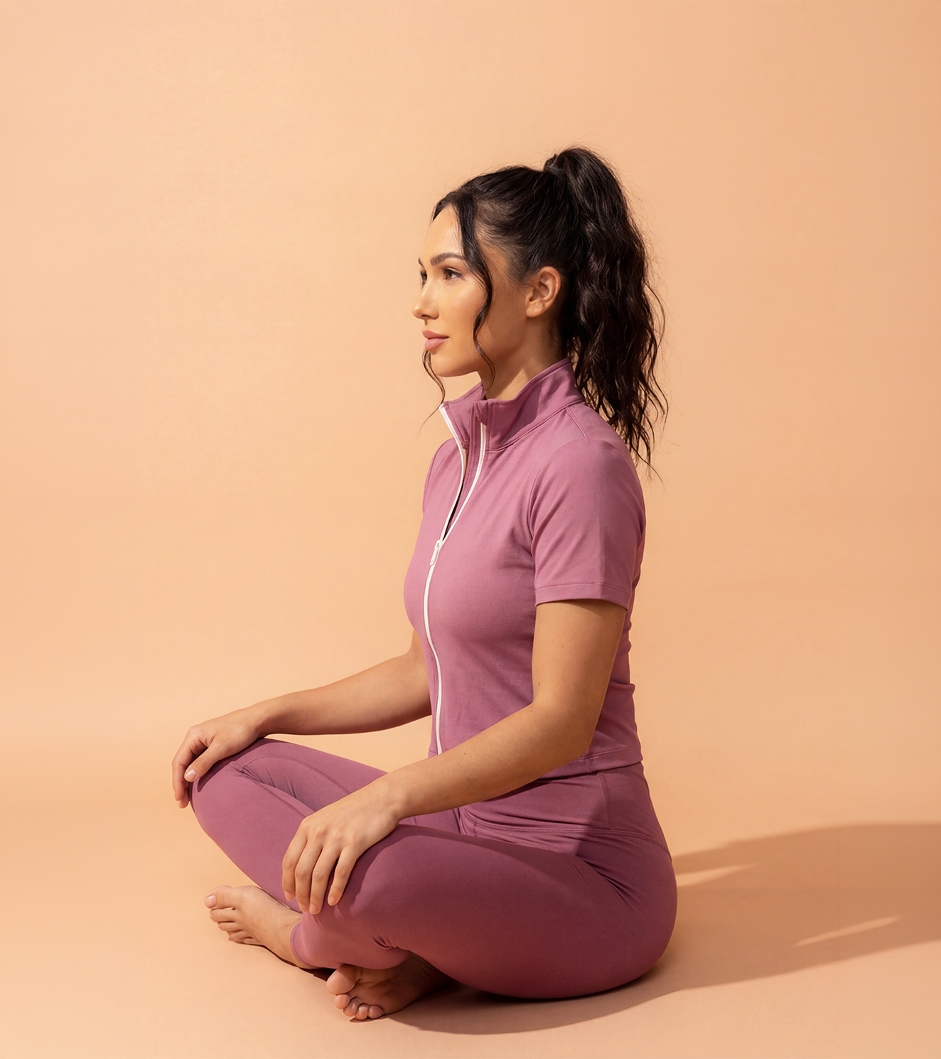 Active Short-Sleeve Top - Rosewood Pink - wodarmour