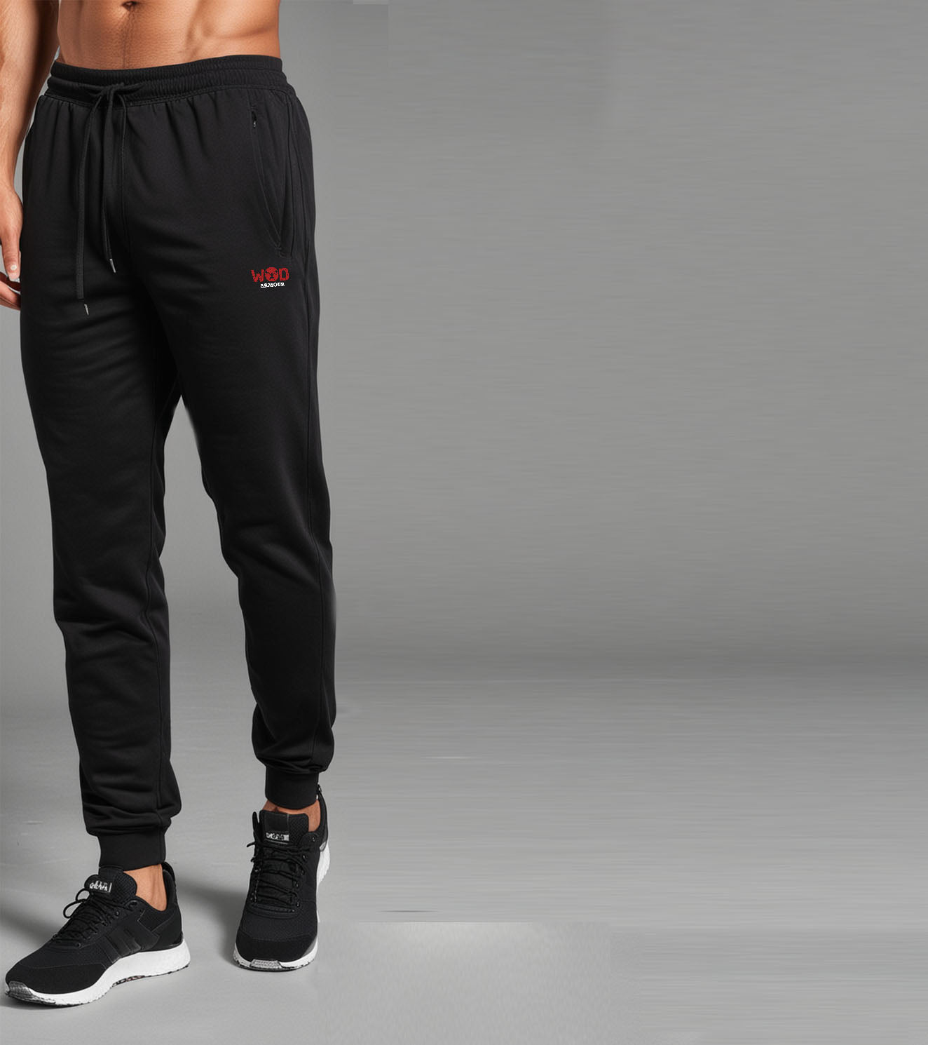 Men's Track Pants in Cotton Terry