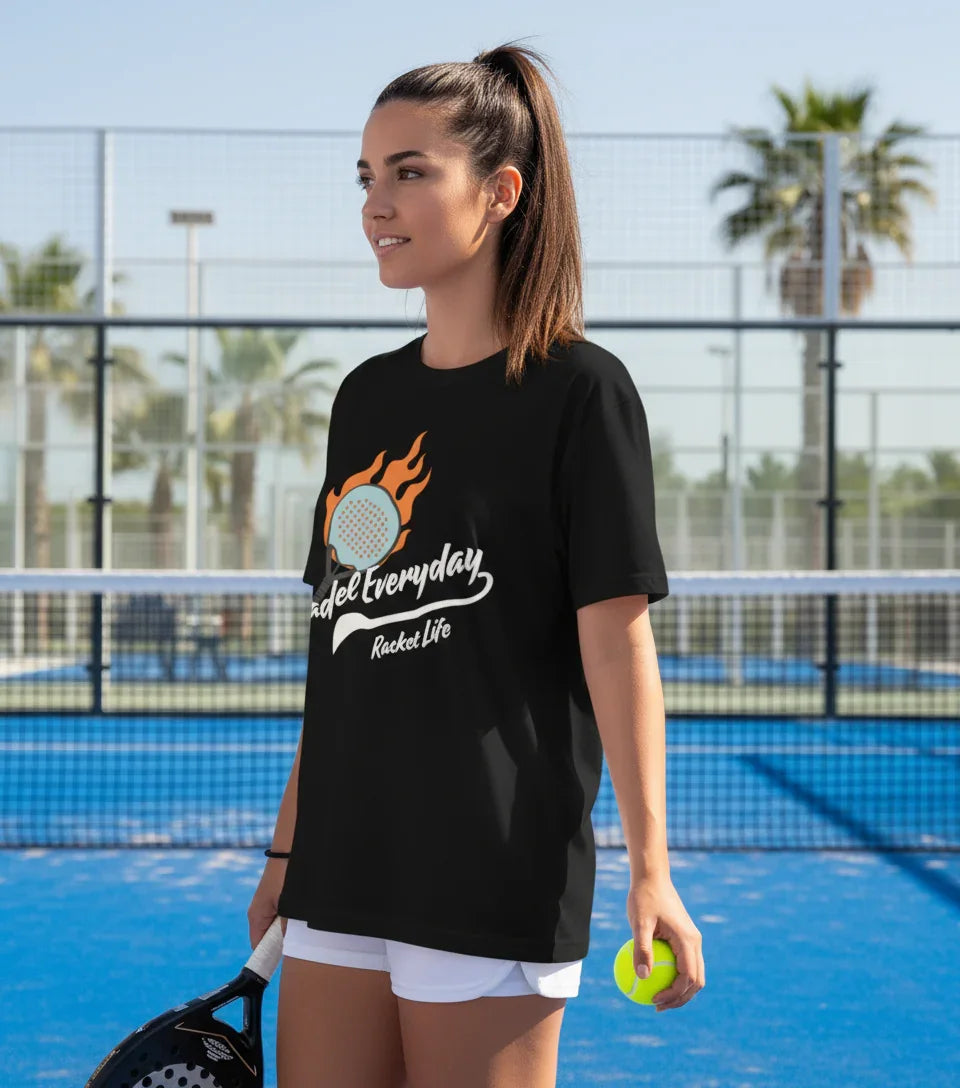 Padel Everyday “Racket Life” Oversized Tee