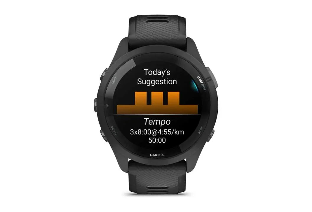 Garmin Forerunner® 265 - Black - wodarmour