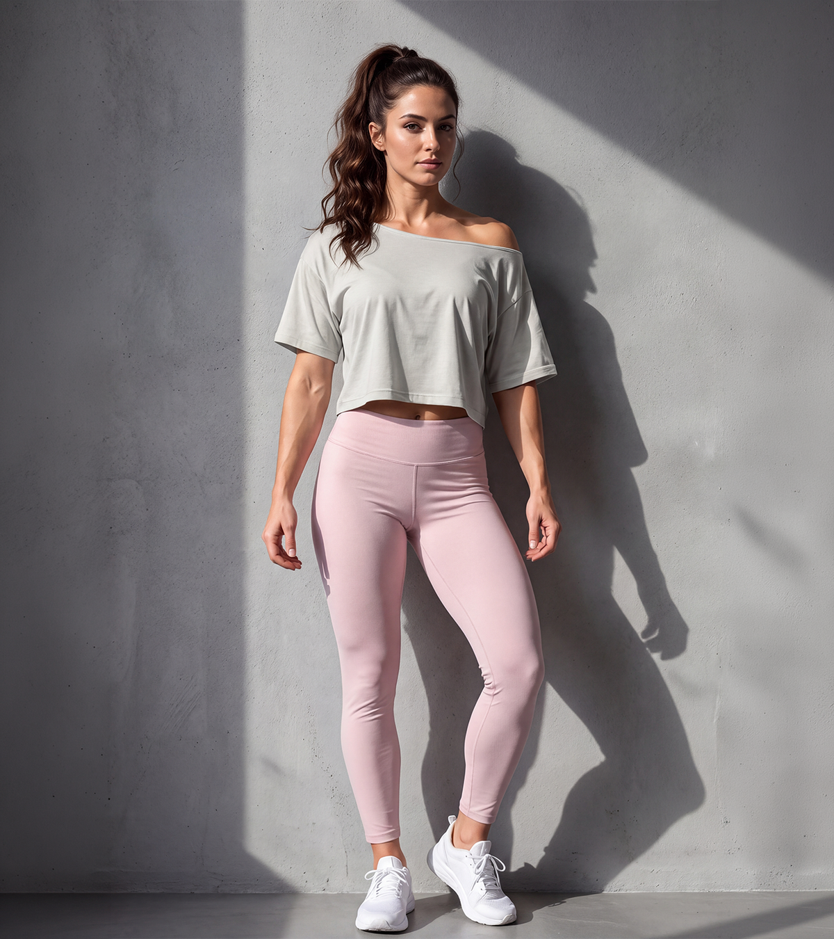 Women's Off-Shoulder Crop T-Shirt – image 16