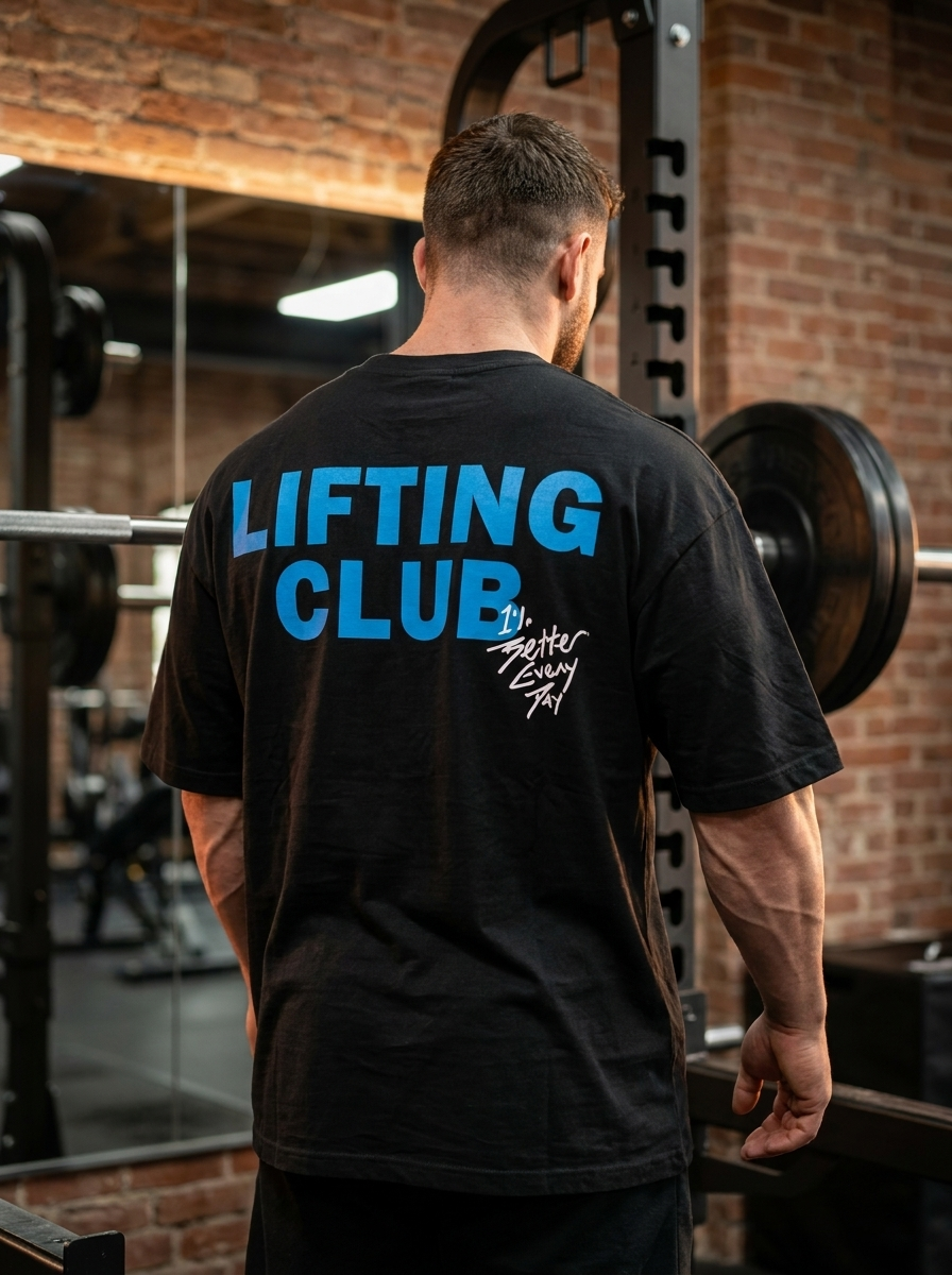 Men's Lifting club Oversized T-shirt - wodarmour