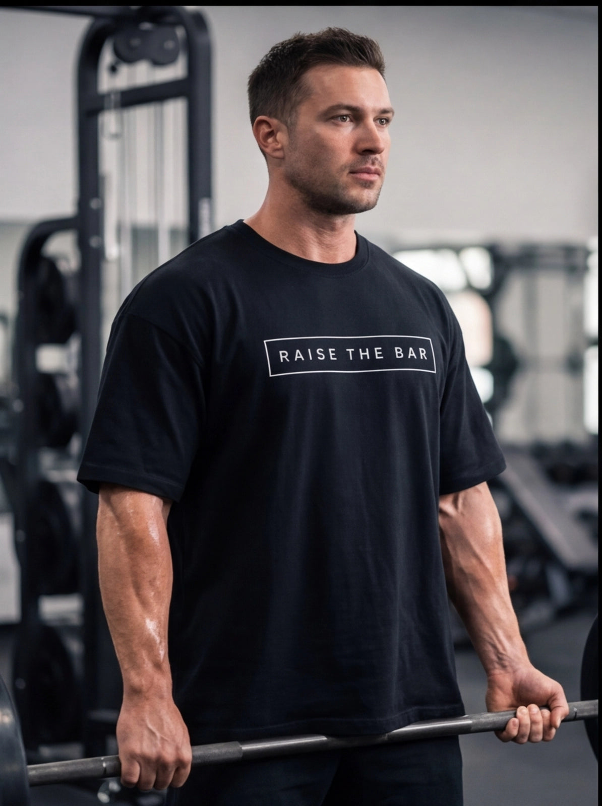 Men's Raise the bar Oversized T-shirt