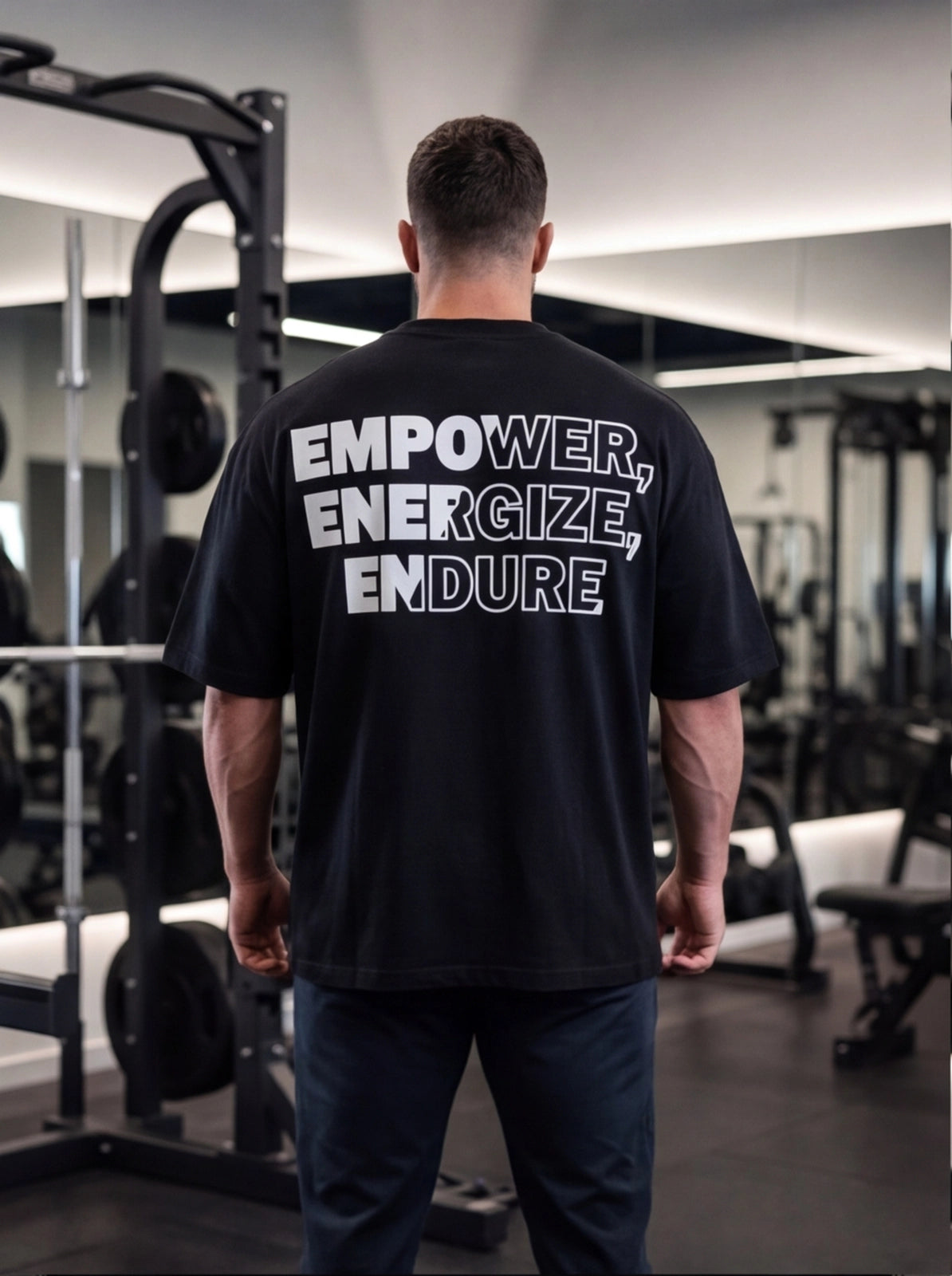 Men's Empower Oversized T-shirt - wodarmour