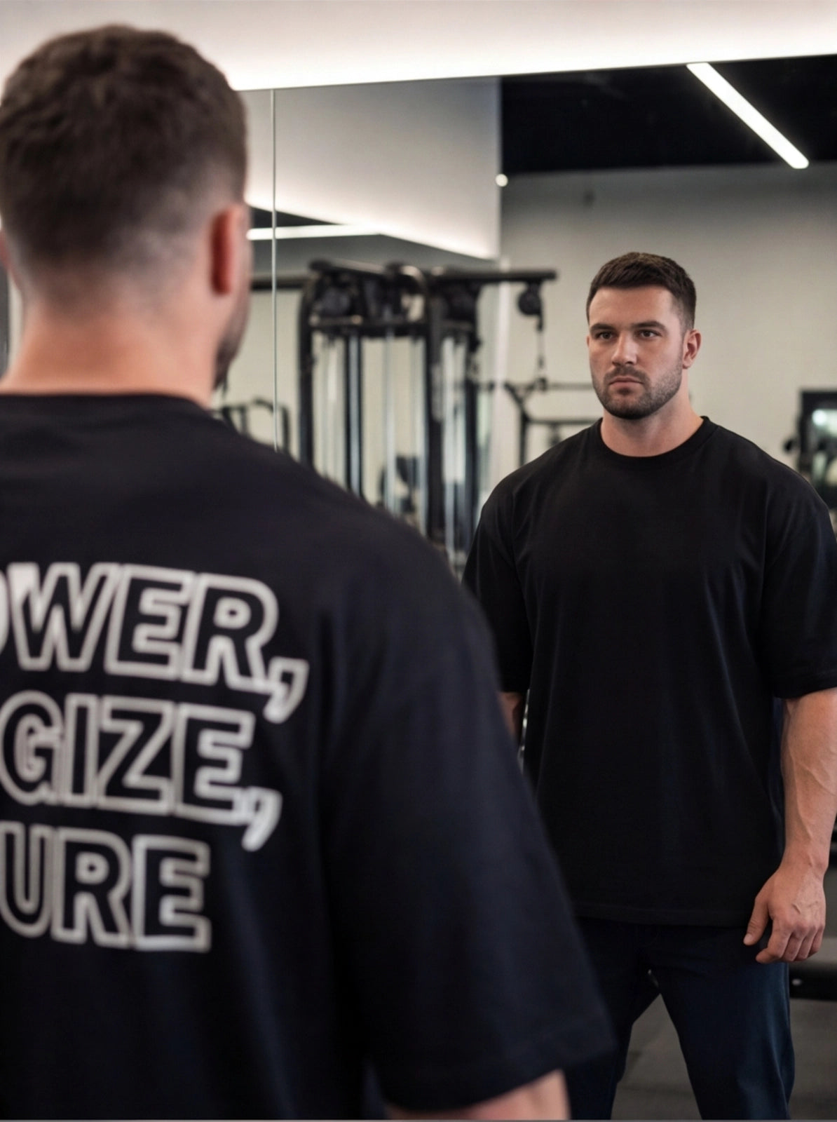 Men's Empower Oversized T-shirt - wodarmour