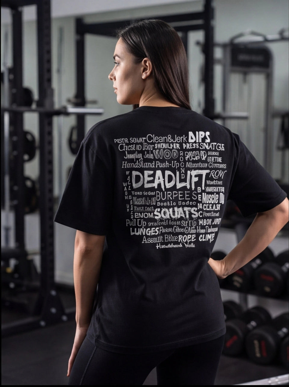 Women's DEADLIFT Oversized Tshirt
