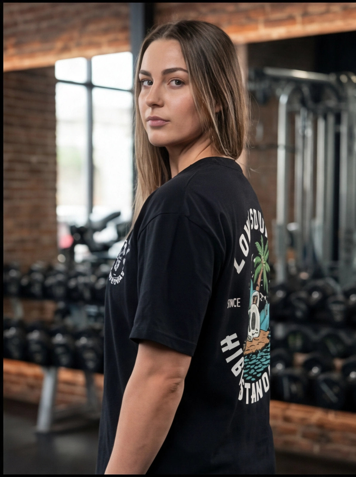 Women's LOW SQUATS HIGH STANDARDS Oversized Tshirt