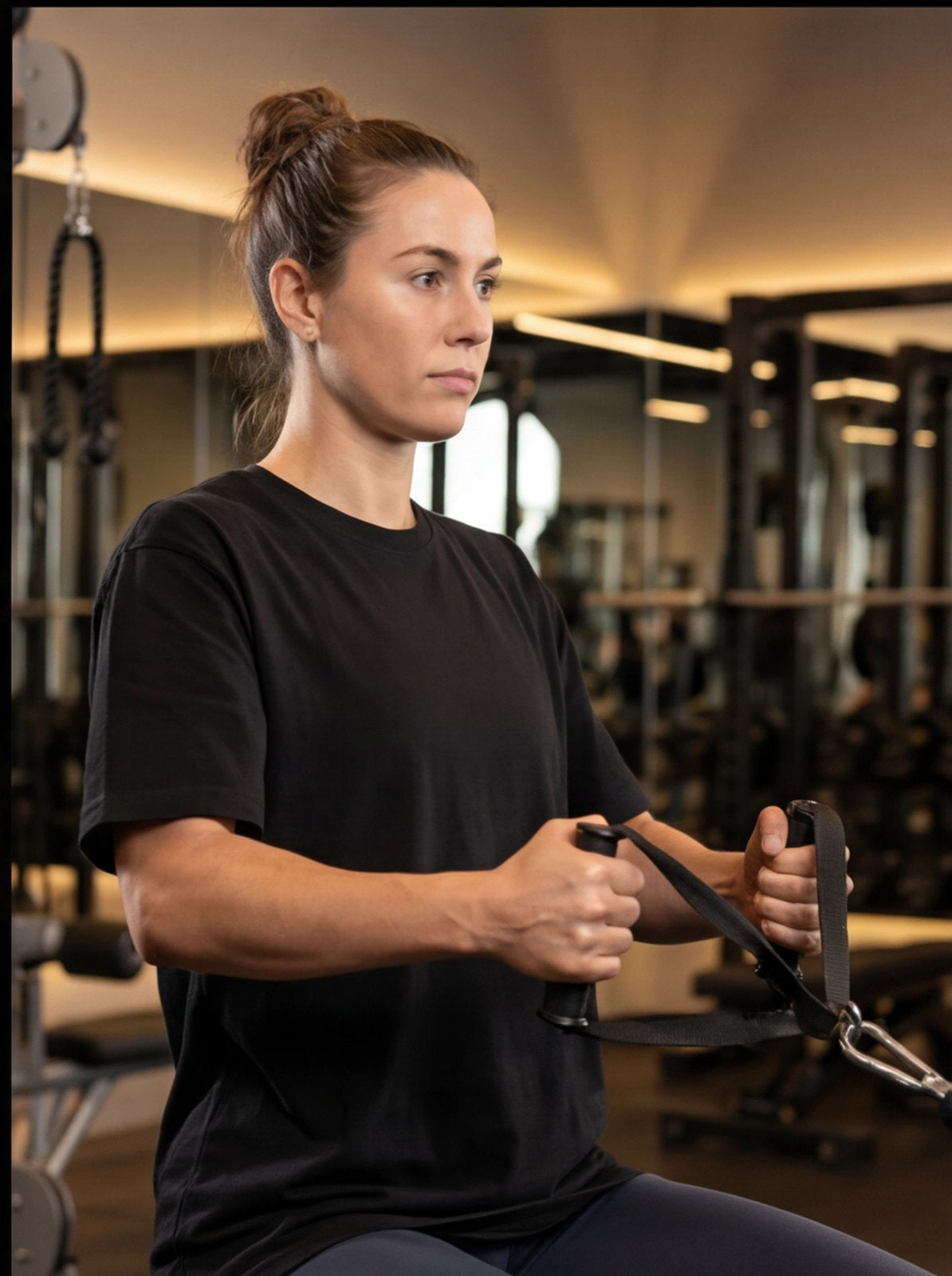 Women's HYBRID ATHLETES CLUB Oversized Tshirt