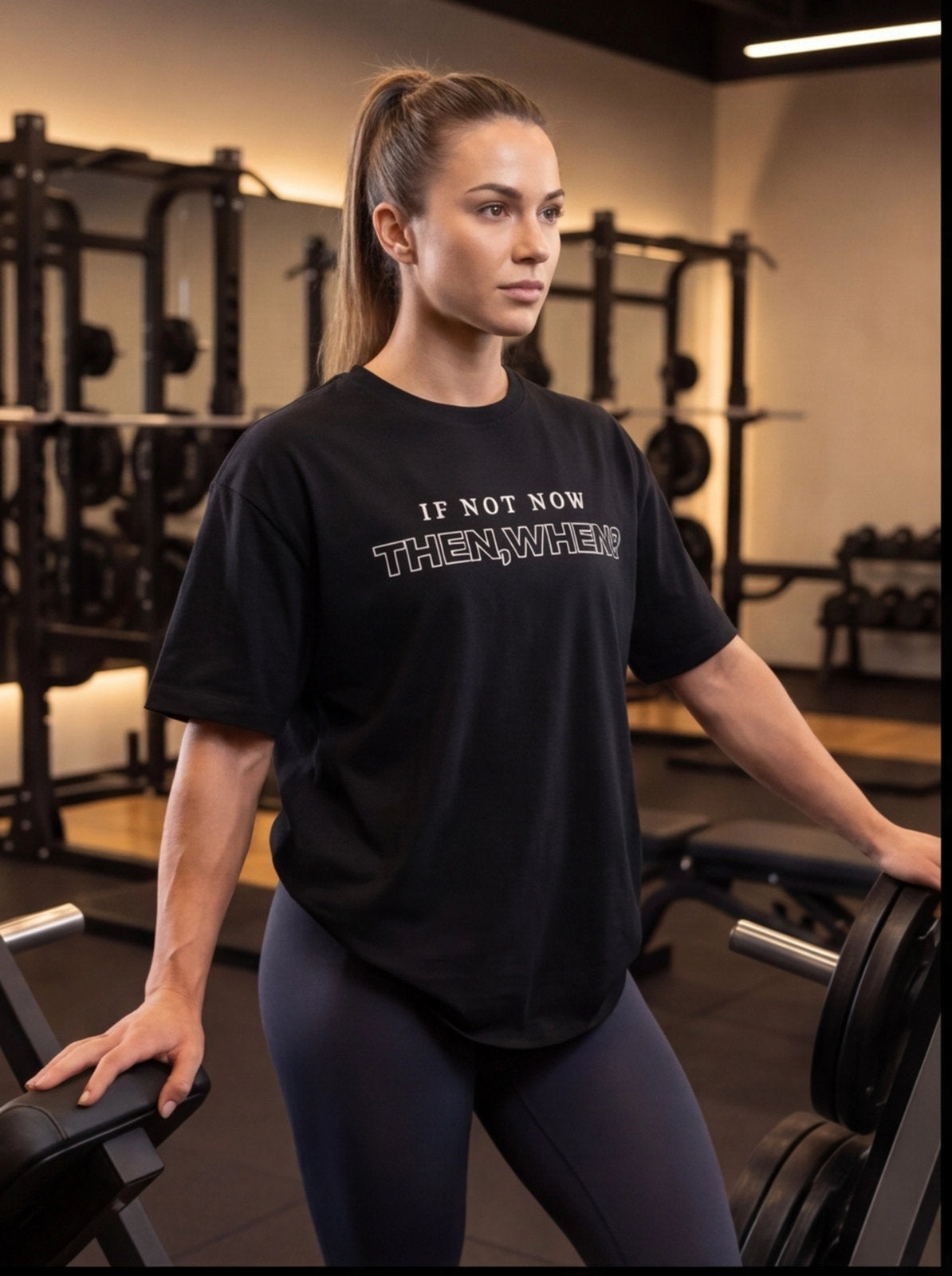 Women's IF NOT NOW THEN, WHEN? Oversized Tshirt