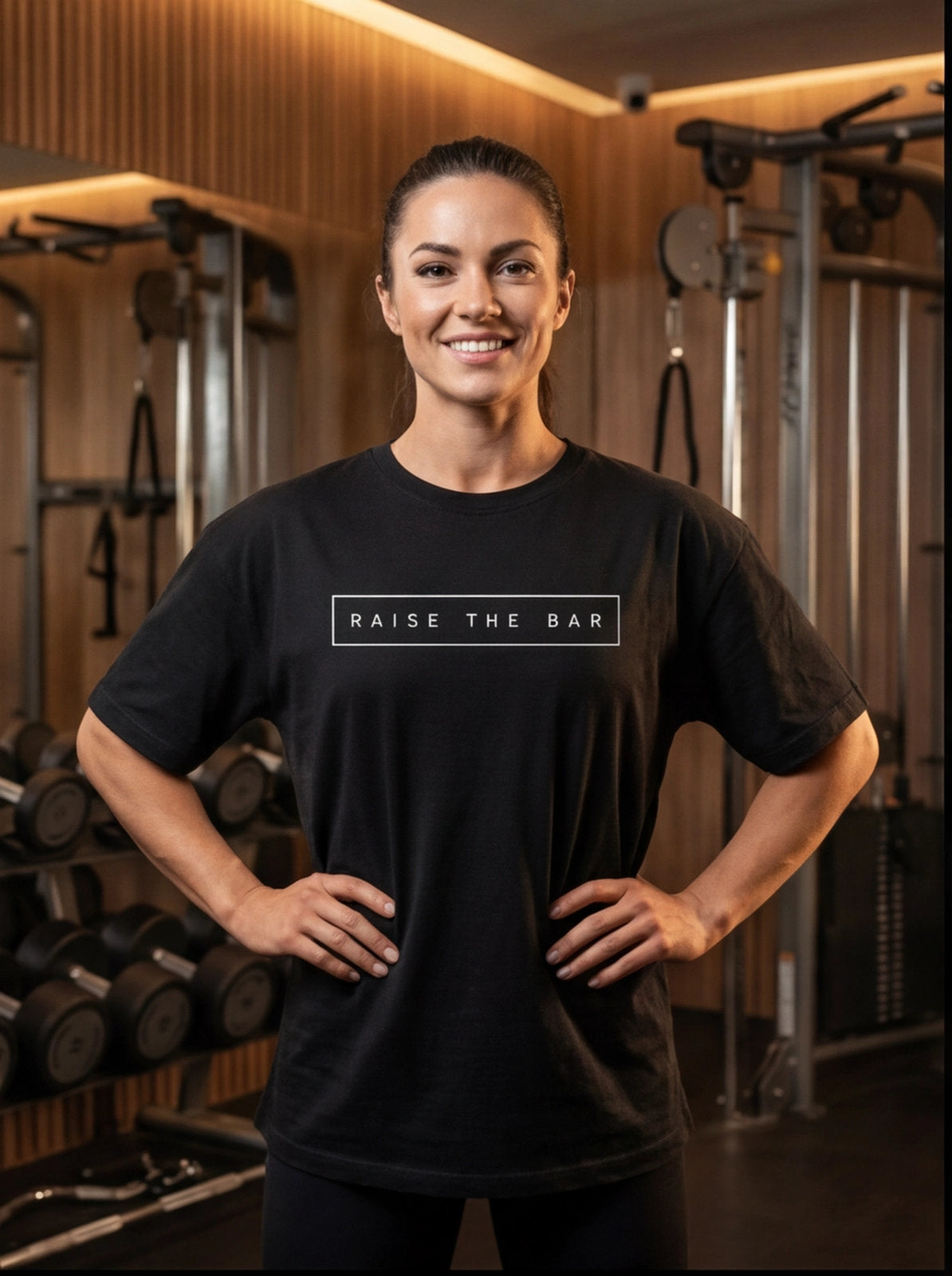 Women's RAISE THE BAR Oversized Tshirt
